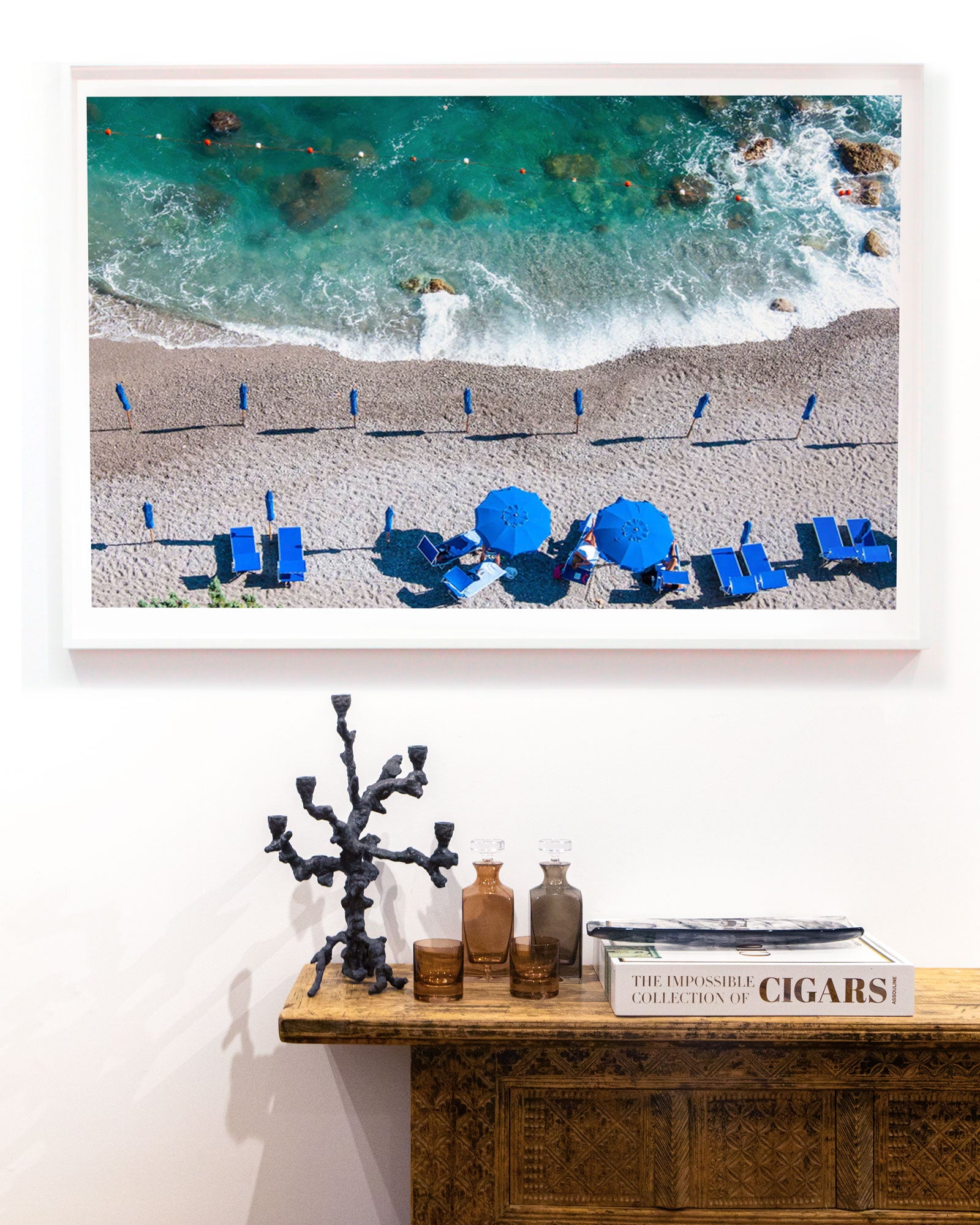 Amalfi Blue Beach by Juliette Charvet