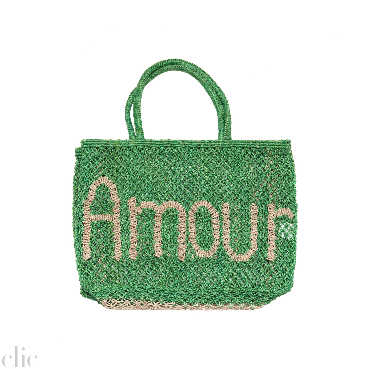 Amour Bag in New Green & Natural, from The Jacksons