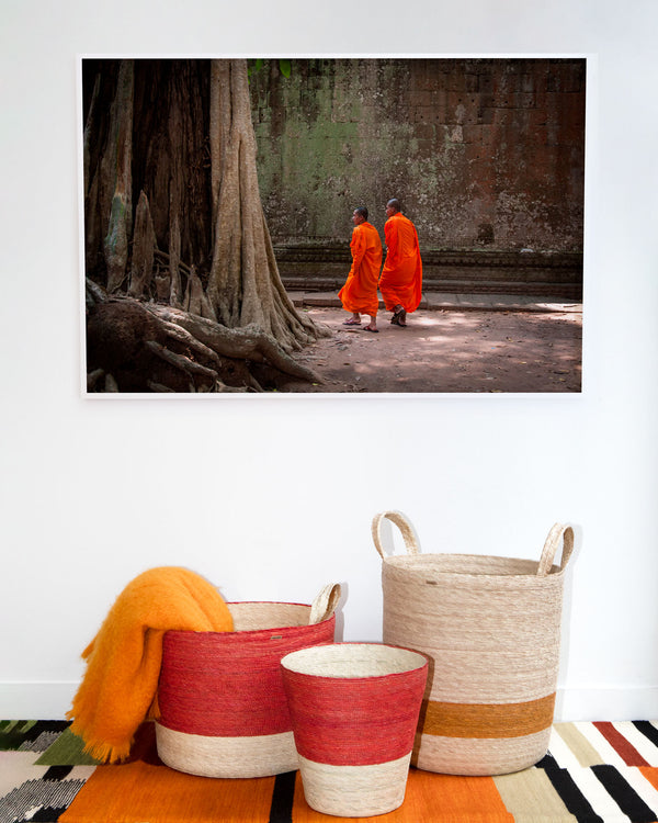 AngkorWat Monks, Cambodia by Juliette Charvet