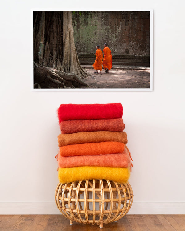 AngkorWat Monks, Cambodia by Juliette Charvet