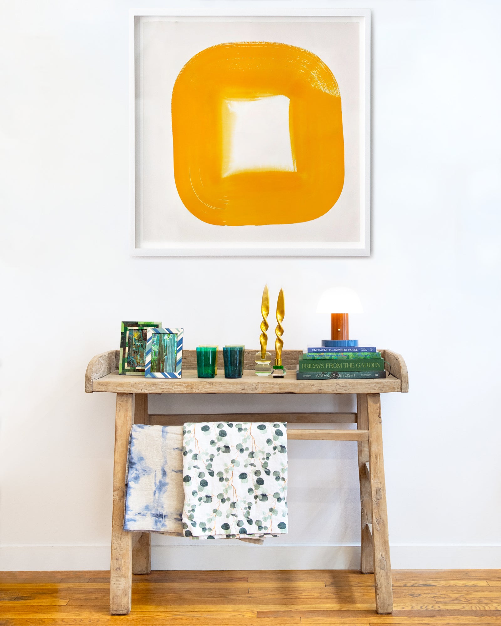 Aperture in Sunshine Orange IV by Veronique Gambier