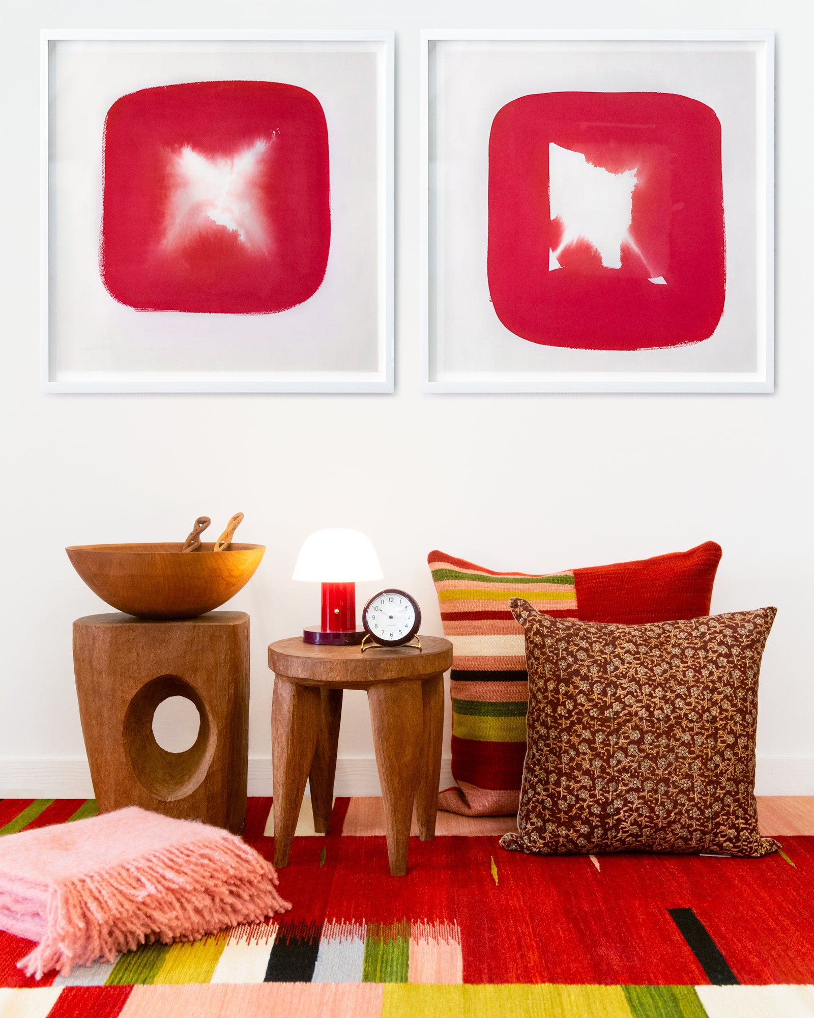 Aperture in Washed Red I by Veronique Gambier