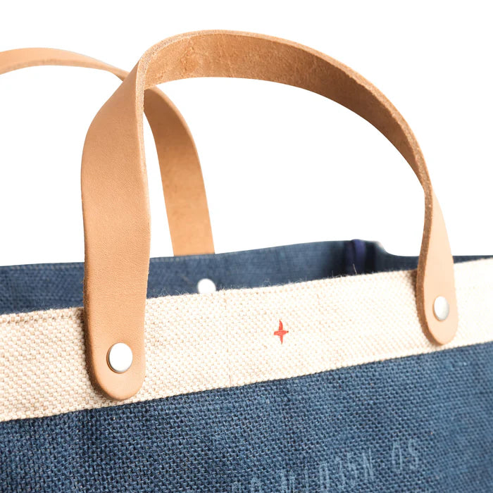 Hudson Petite Market Bag in Navy, from Apolis