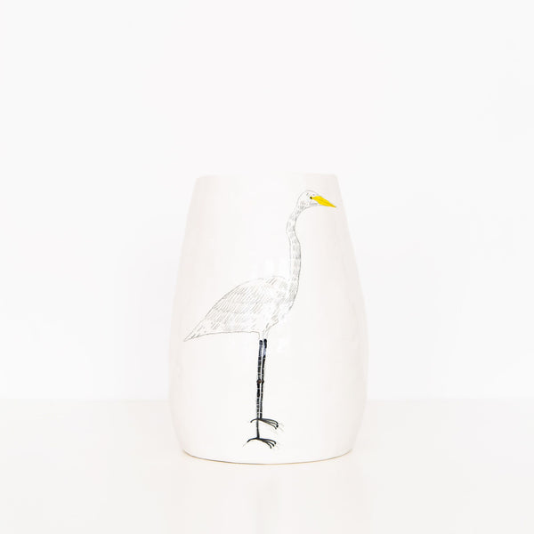 Large Bird Vase in White, from Gemma Orkin Design