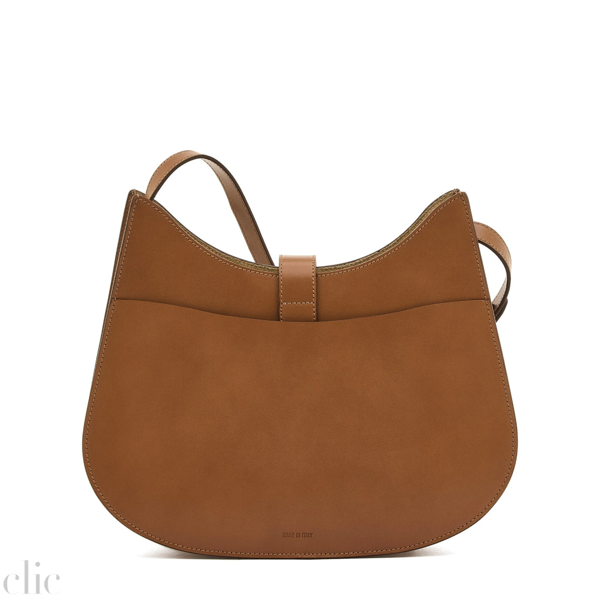 Atelier Hobo Leather Bag in Chocolate, from IL Bisonte