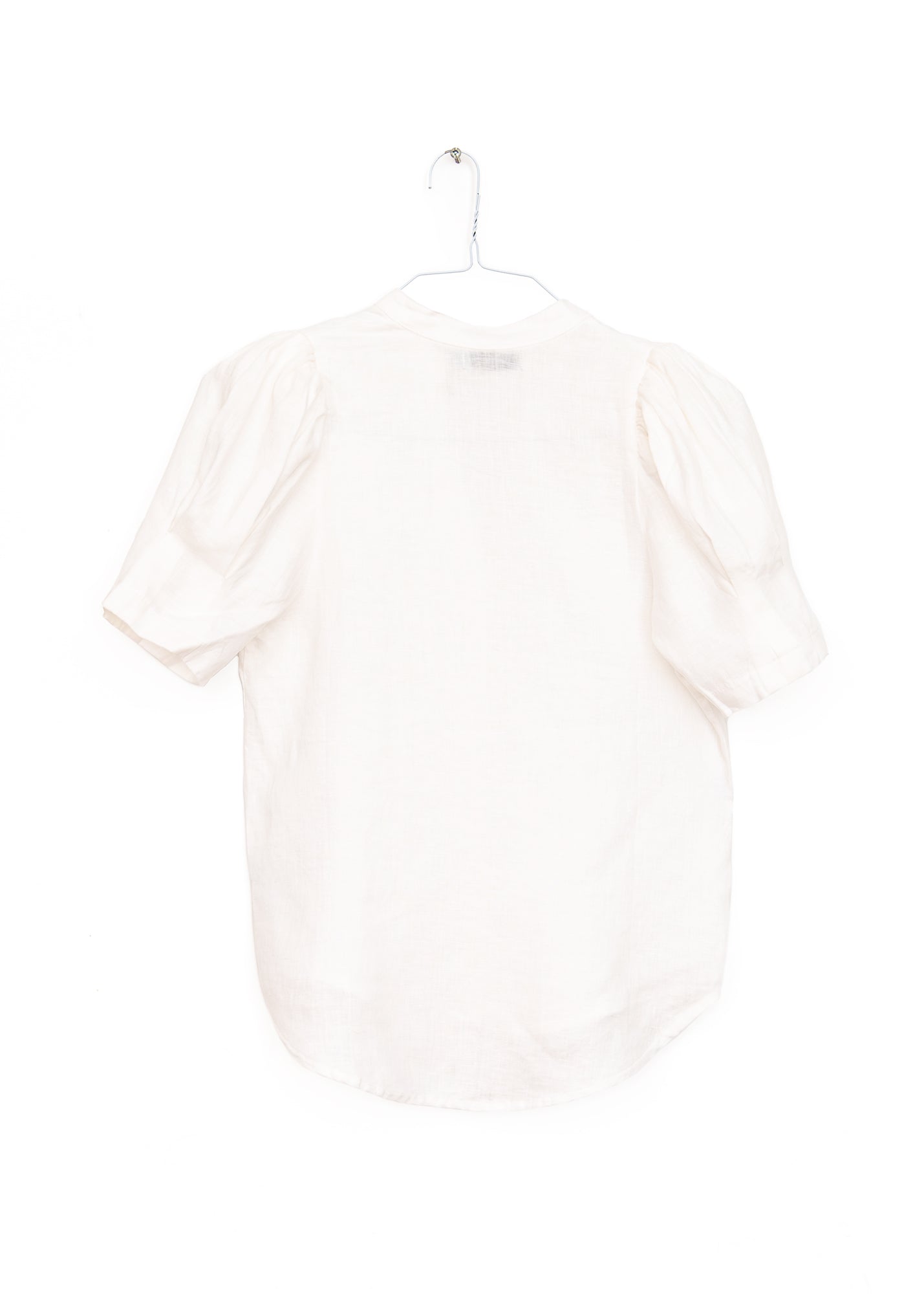 Athina Linen Shirt in White, from Lanhtropy