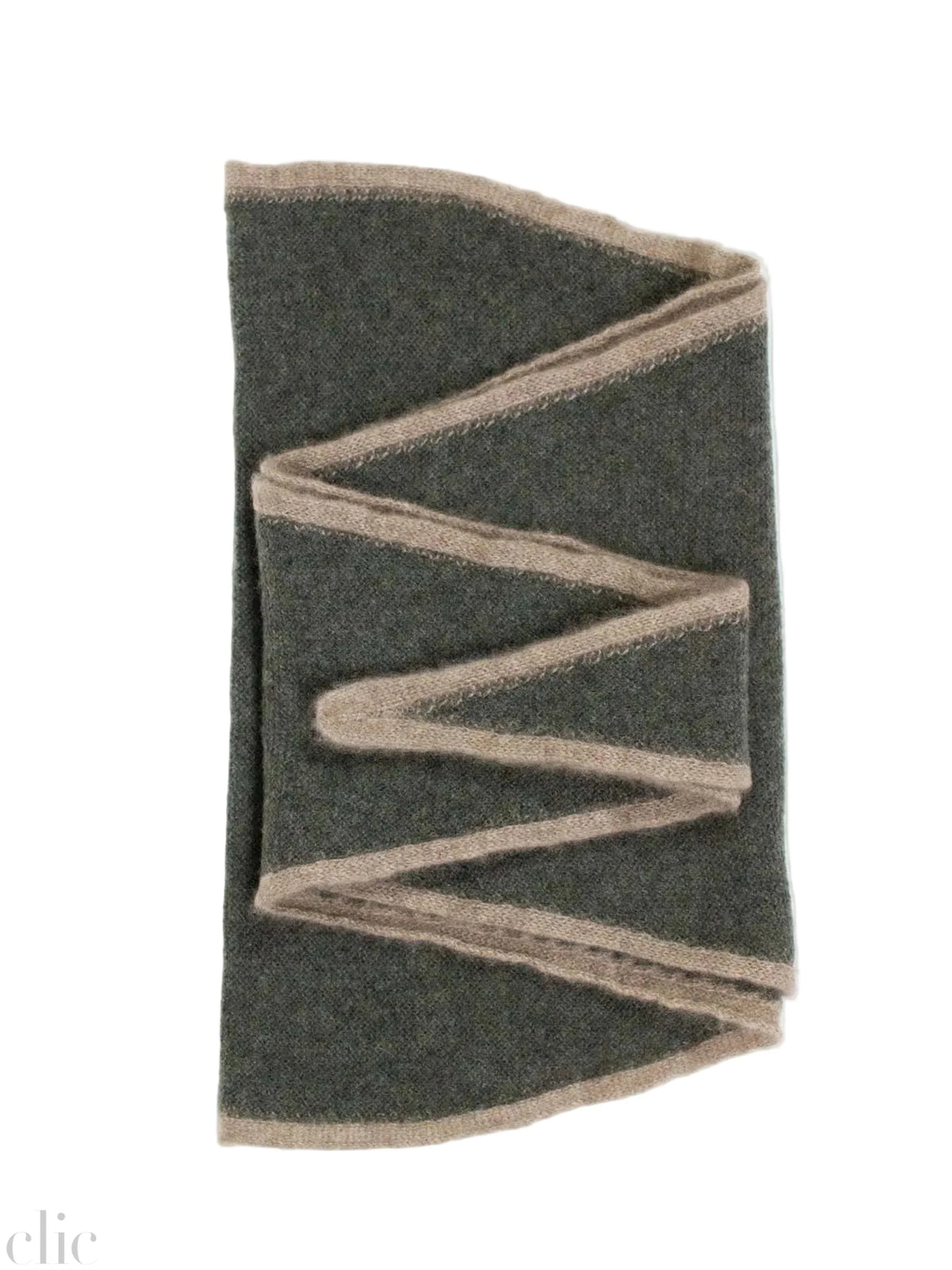 Cashmere Scarf in Green, from Oats & Rice