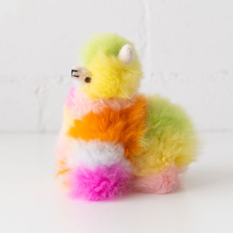 Mini Rainbow Llama, from Inspired Peru