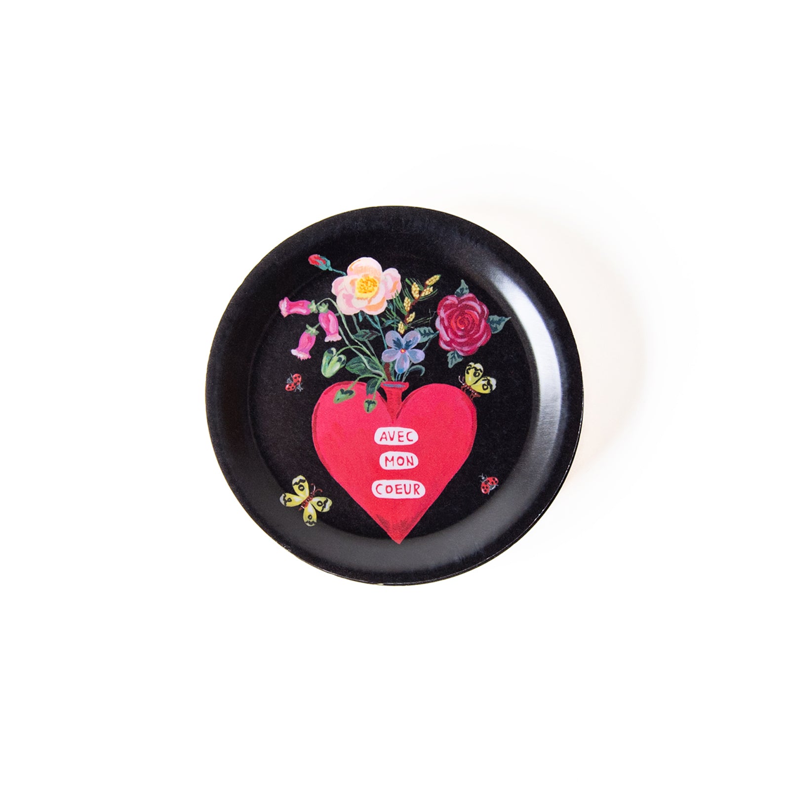 Avec Mon Coeur Birch Wood Mini Tray, from Avenida Home
