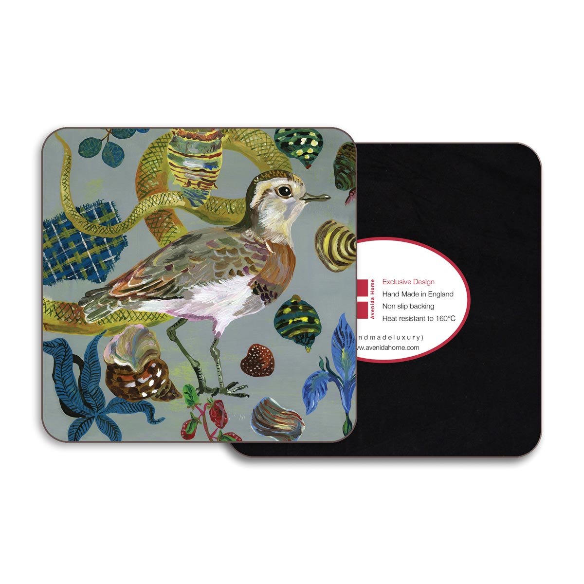 Caspian Plover Coaster, from Avenida Home