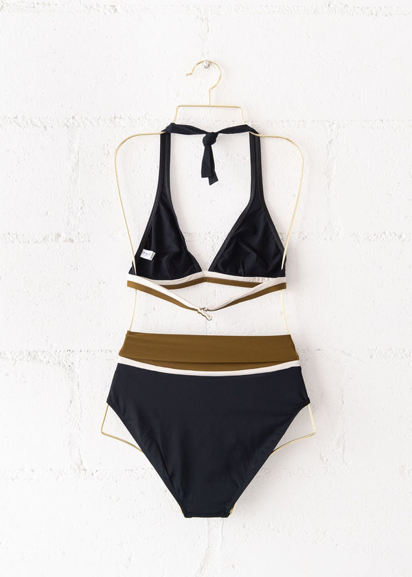 Triangle Top in Noir Vert, from DNUD