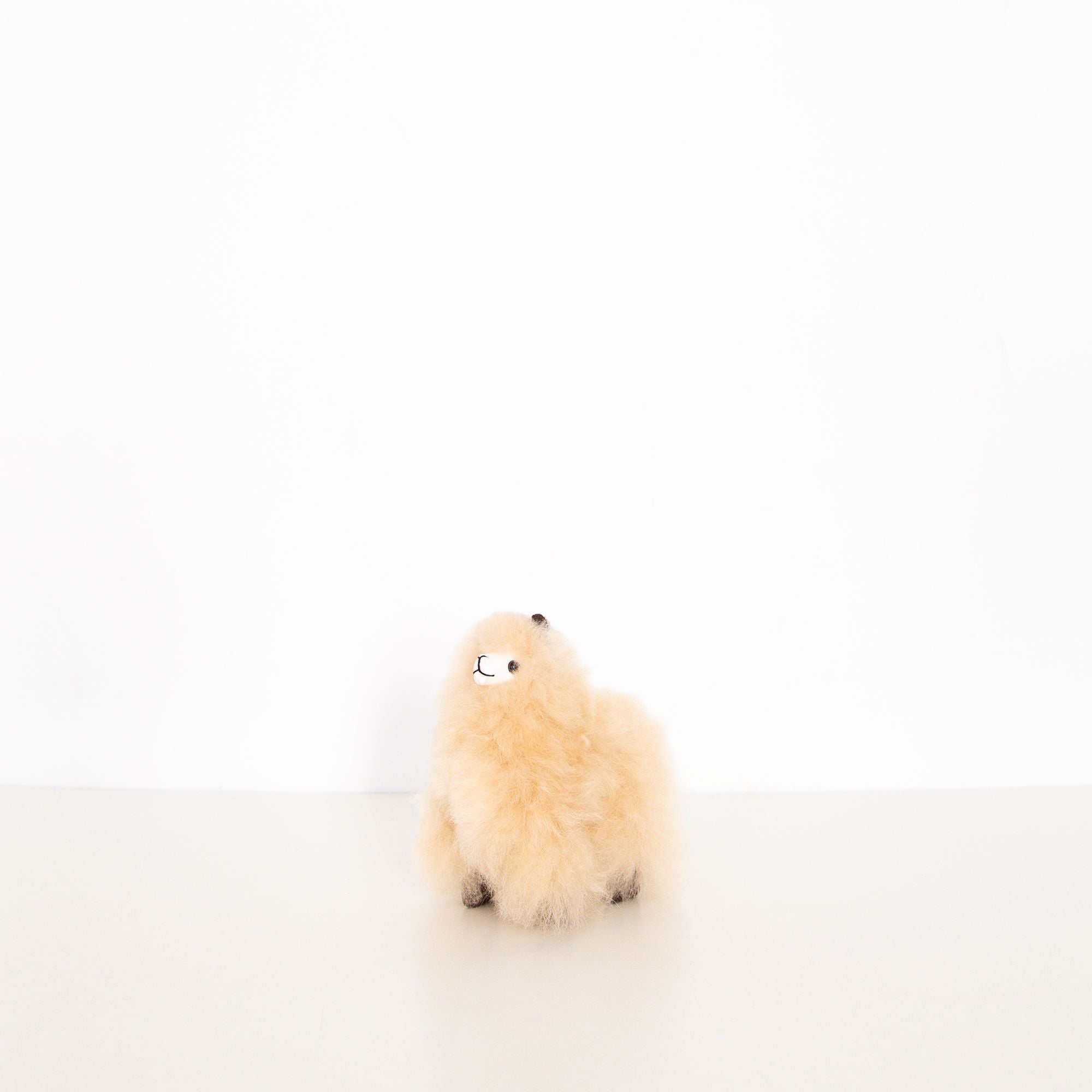 Extra Small Plush Alpaca in Beige, from La Tierra