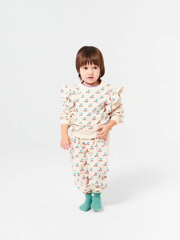 Cherry All Over Jogging Pant, from Bobo Choses