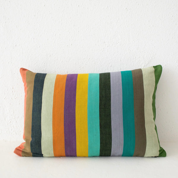 Pillow in Forest Stripe, from Garza Marfa