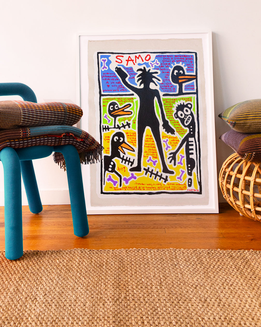 Jean Michel Basquiat Samo by Tiggy Ticehurst