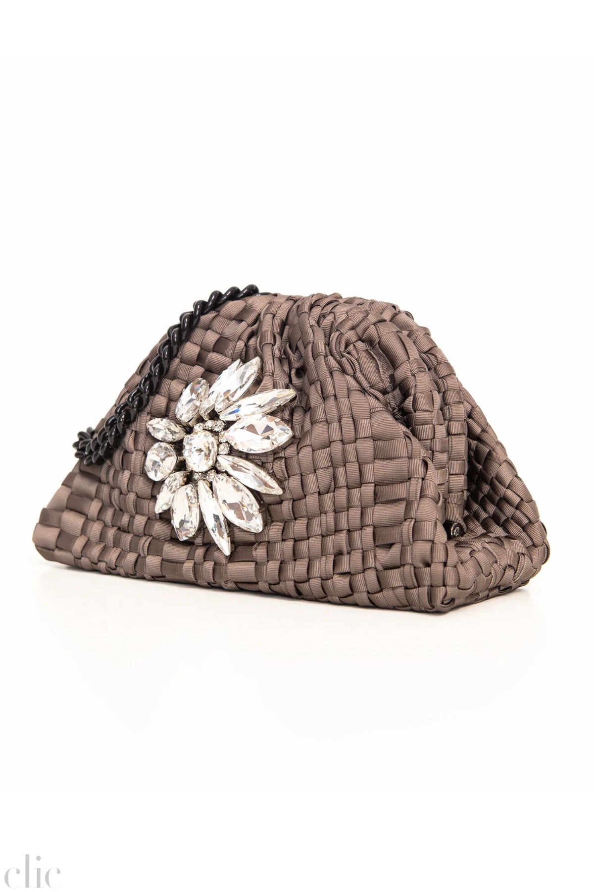 Lilia Mini Game Bag in Fango, from Maria La Rosa