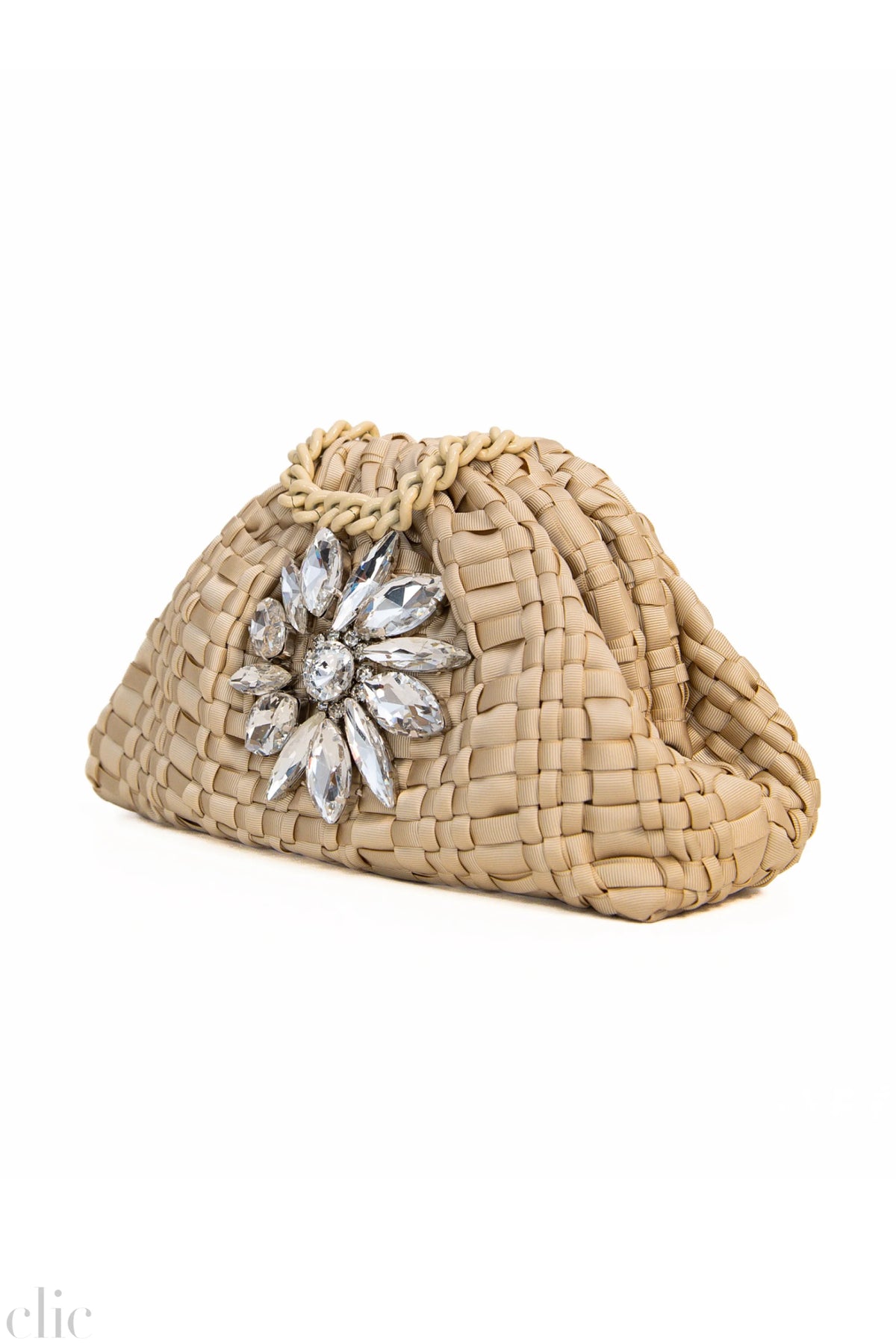 Lilia Mini Game Bag in Natural, from Maria La Rosa