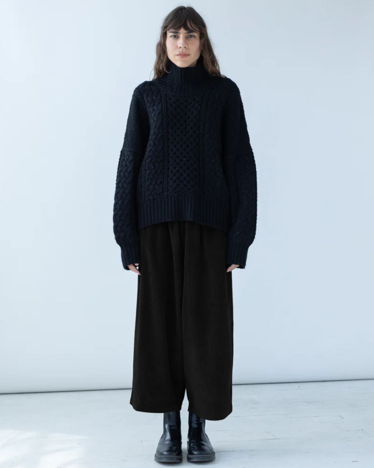 Balloon Pant Cord in Onyx, from Shaina Mote 