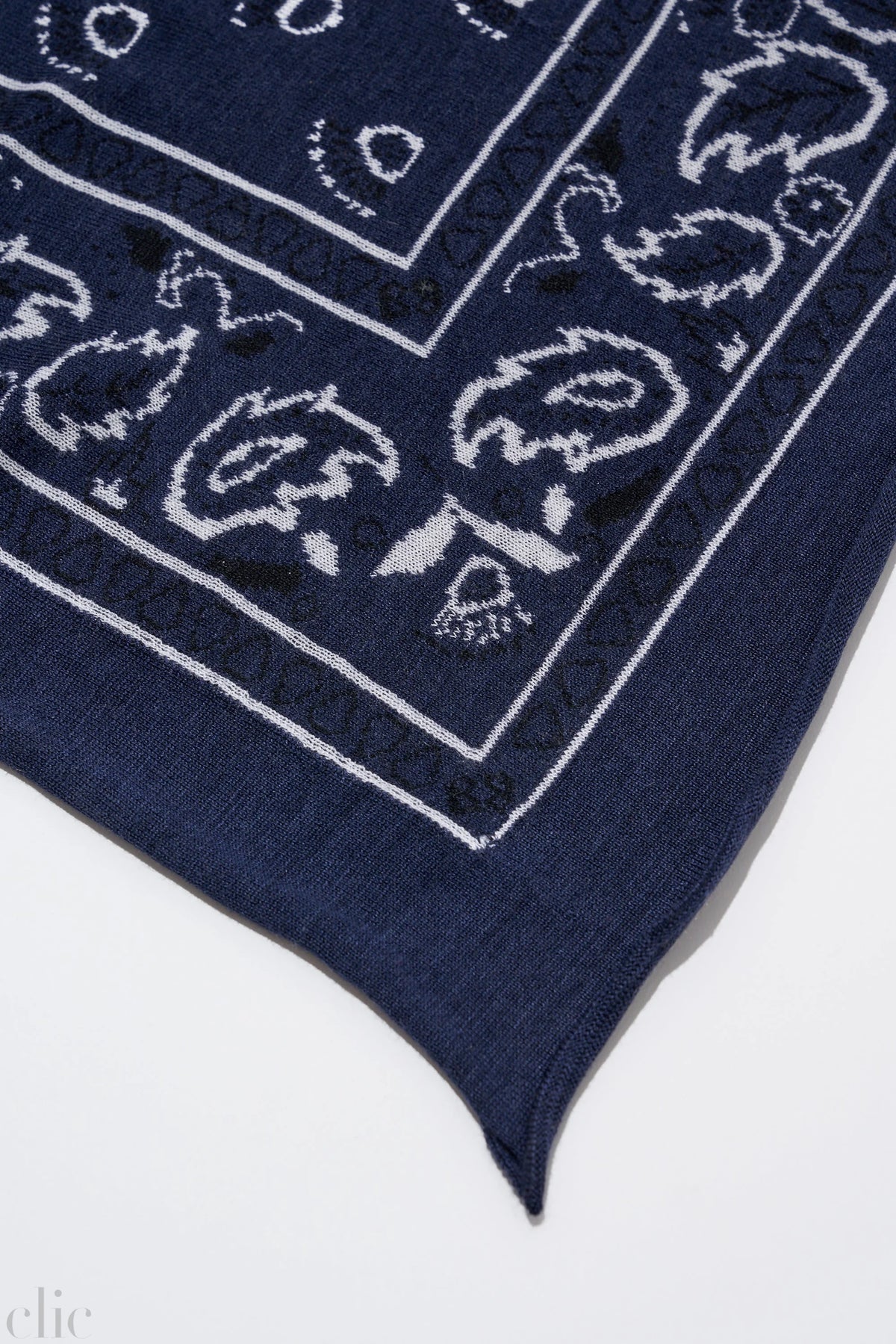 Communitie Cashmere Bandana in Navy, from Organic by John Patrick