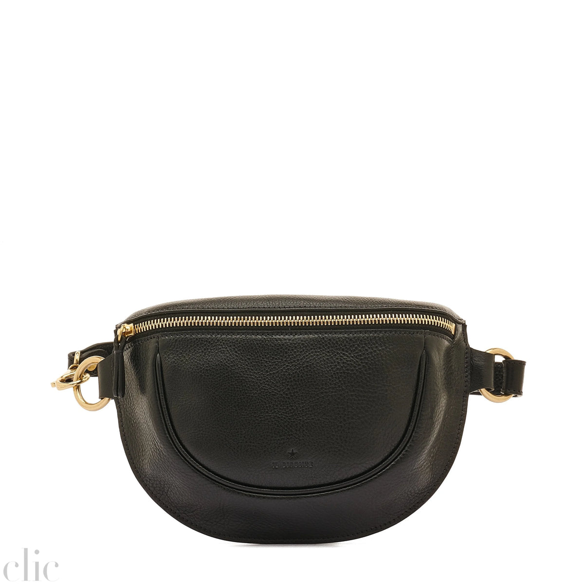 Oliveta Belt Bag in Black, from IL Bisonte