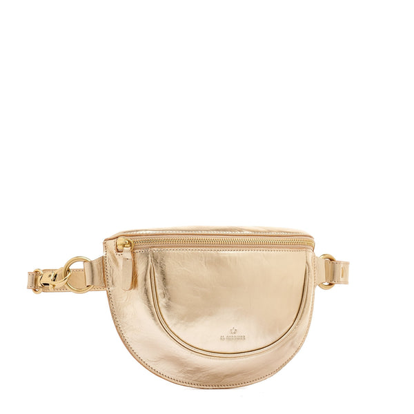 Oliveta Belt Bag in Platinum, from IL Bisonte