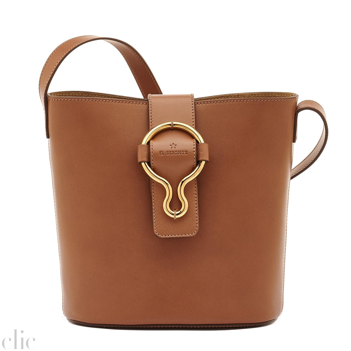 Consuelo Bucket Bag in Chocolate, from IL Bisonte