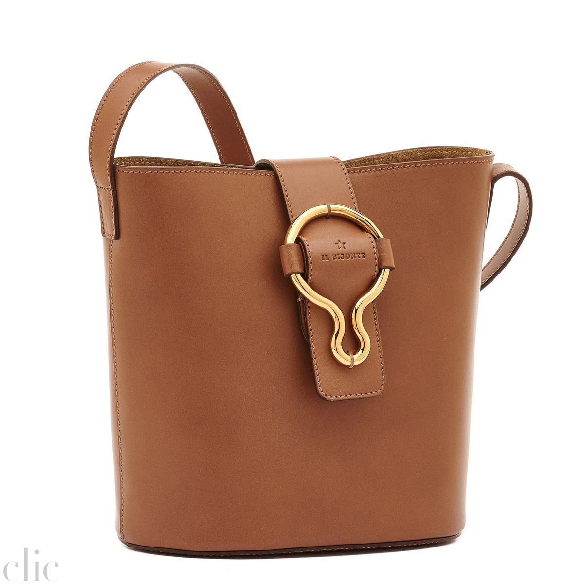 Consuelo Bucket Bag in Chocolate, from IL Bisonte