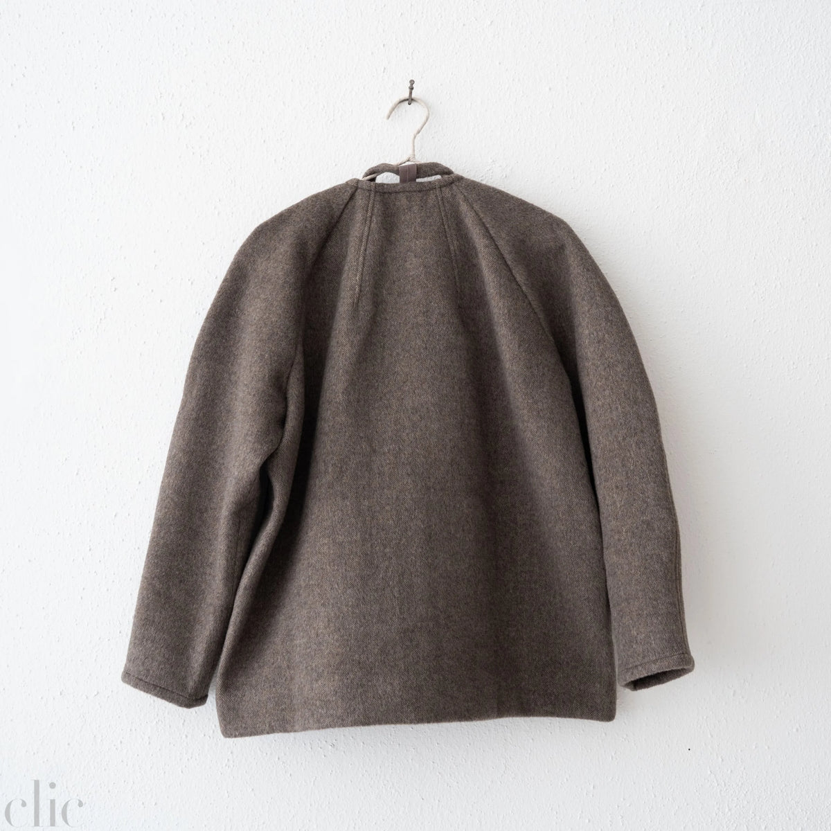 Abigail Coat in Brushed Wool and Cashmere, from Proche