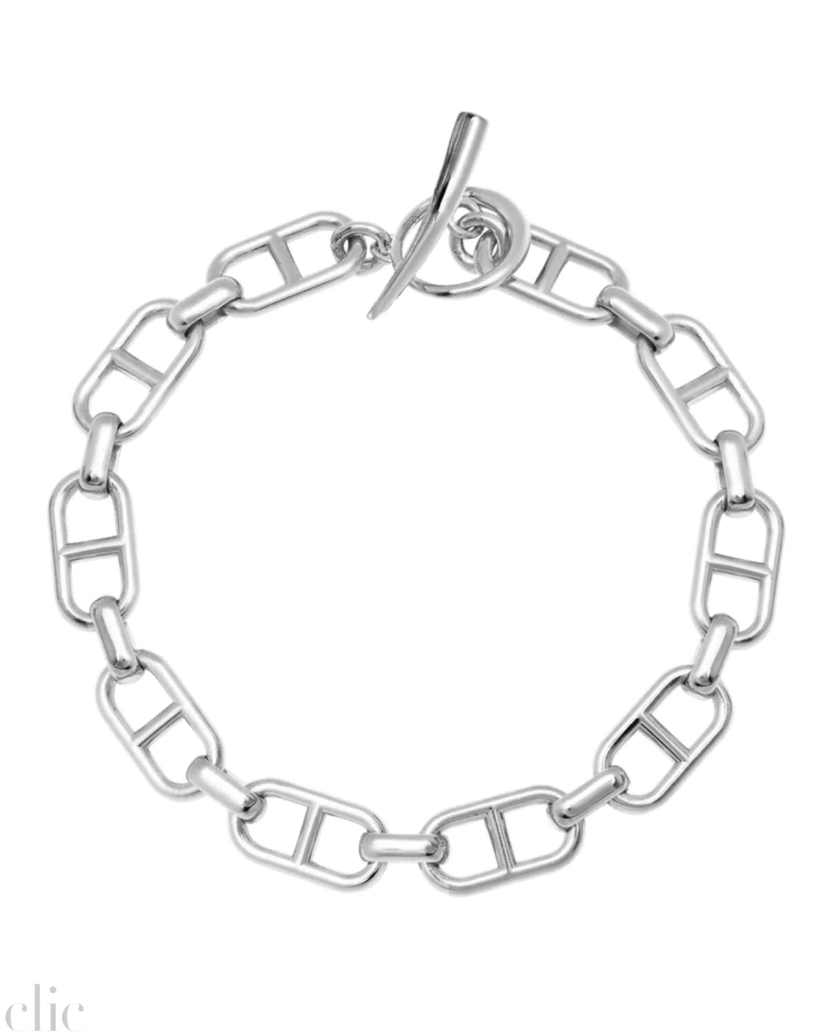15MM Stirrup Chain Bracelet in Sterling Silver, from Gabriela Artigas