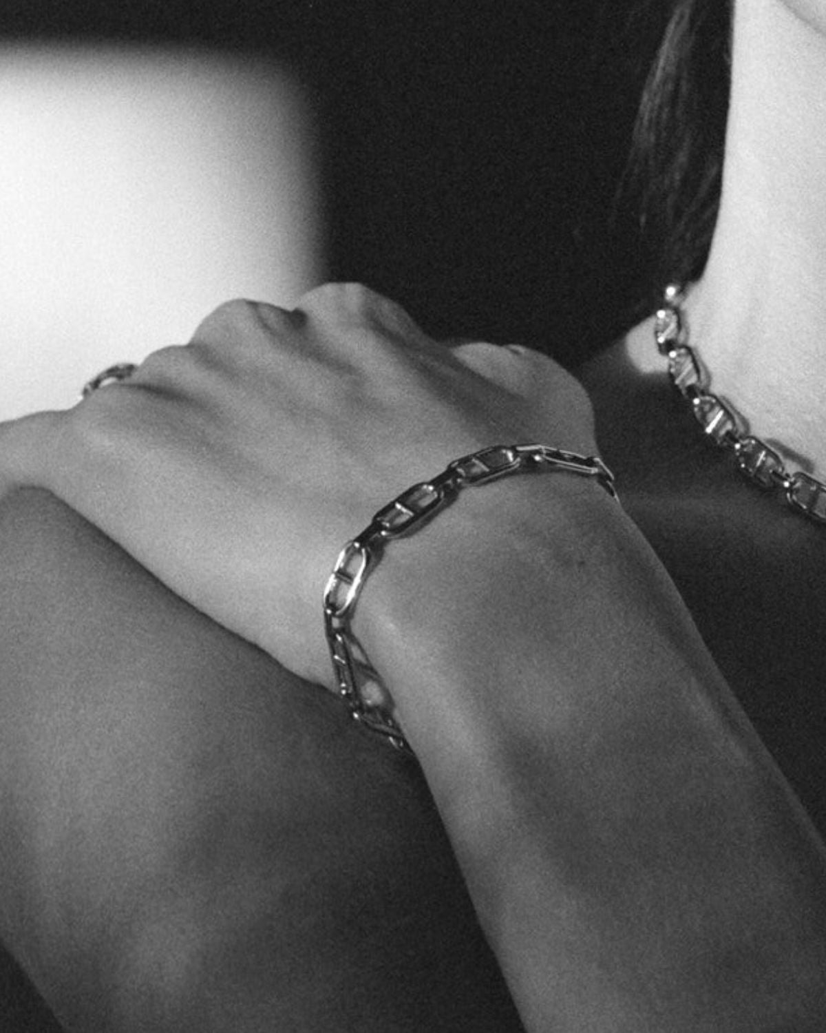 15MM Stirrup Chain Bracelet in Sterling Silver, from Gabriela Artigas