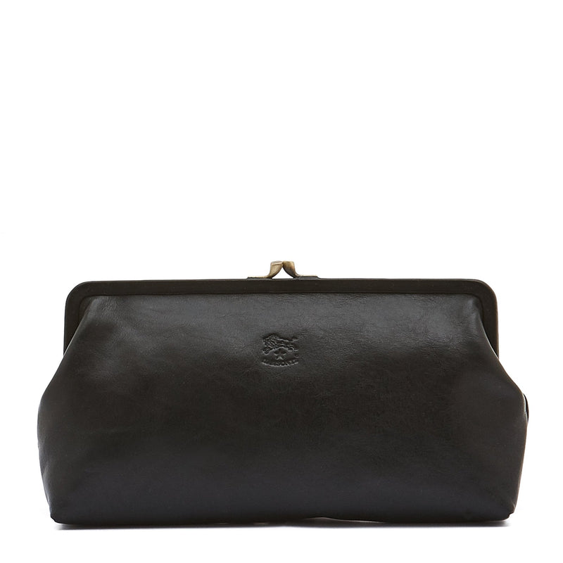 Manuela Clutch in Black, from IL Bisonte