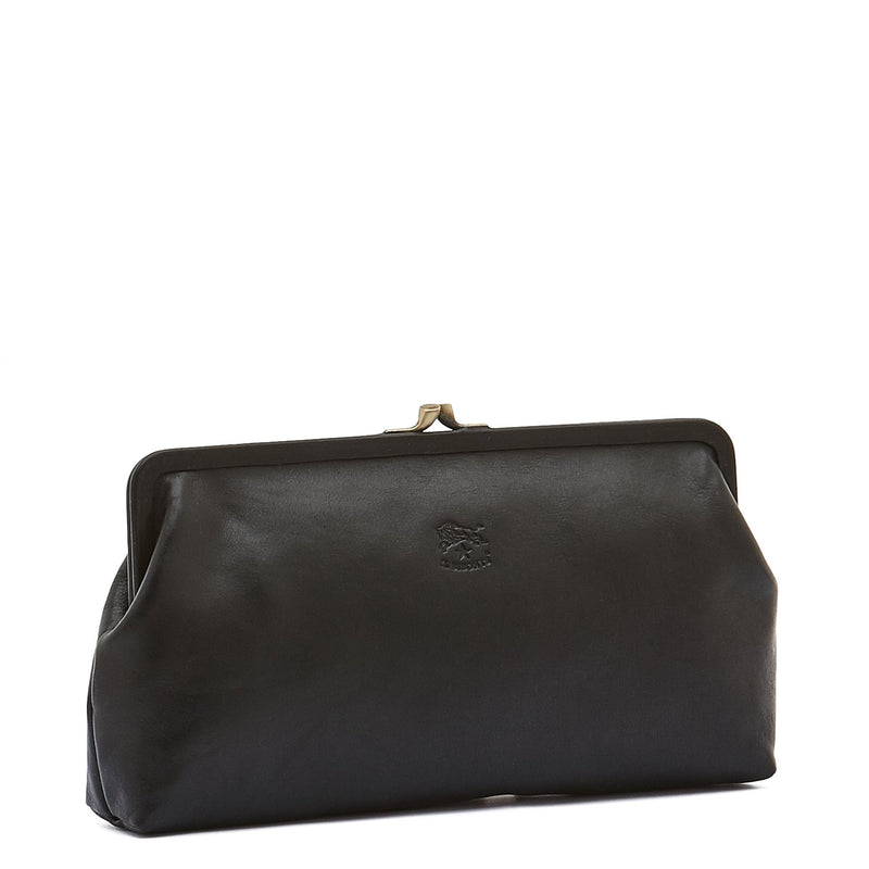 Manuela Clutch in Black, from IL Bisonte