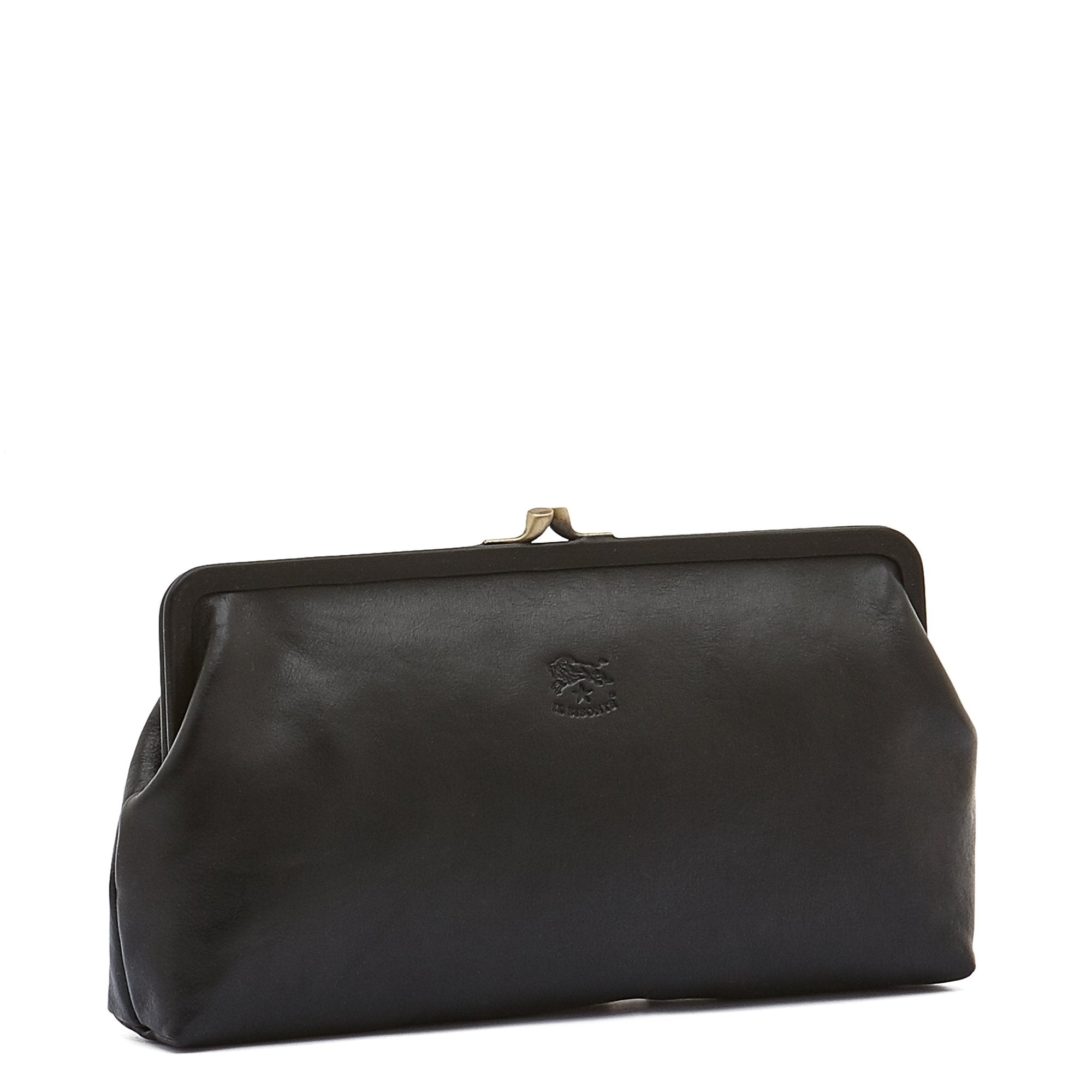 Manuela Clutch in Black, from IL Bisonte