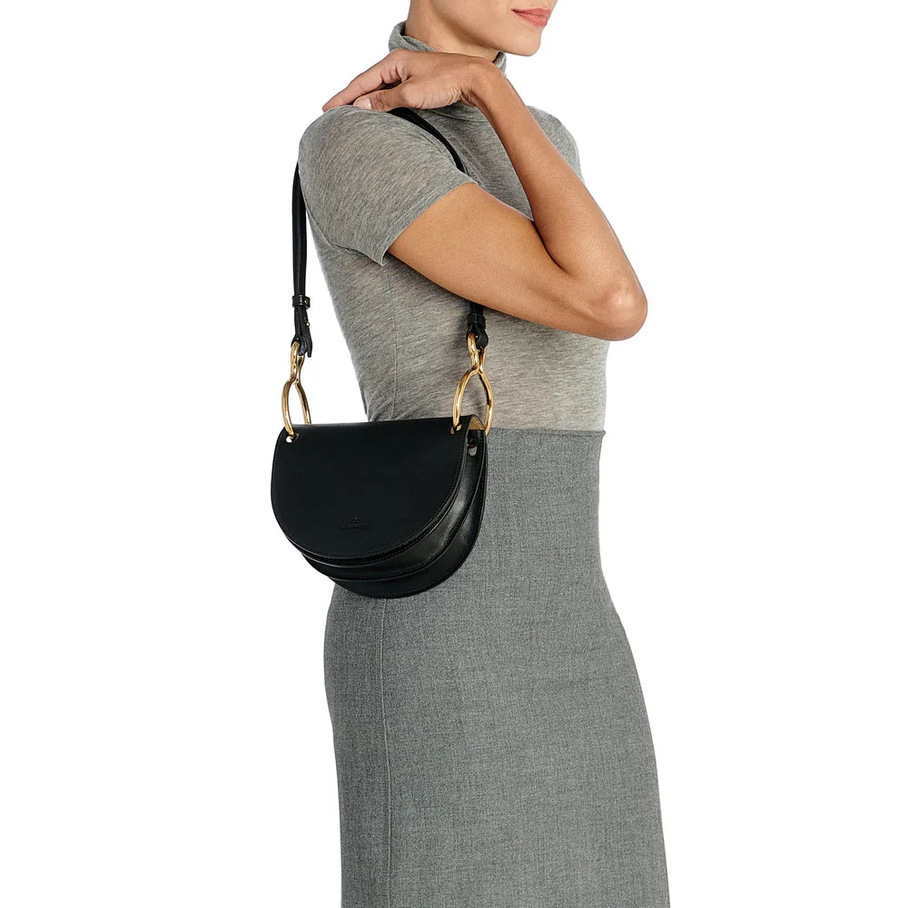 Consuelo Crossbody Bag in Black, from Il Bisonte