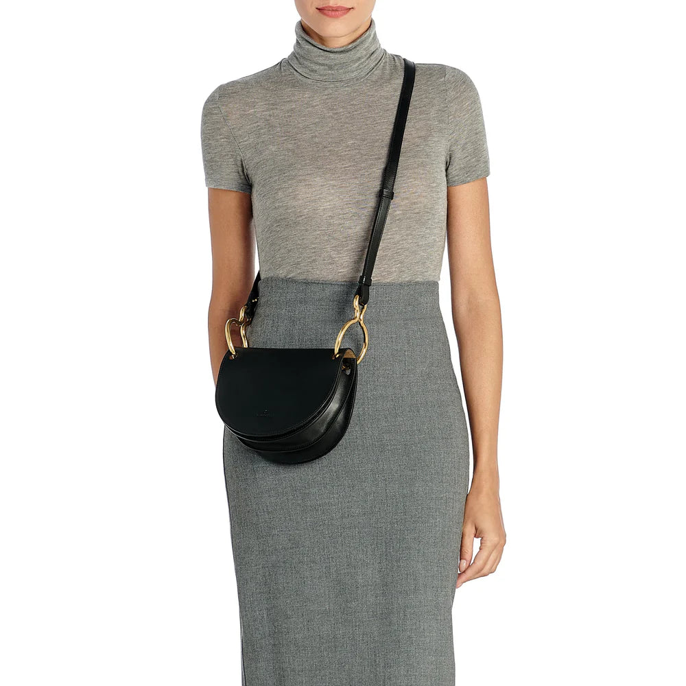 Consuelo Crossbody Bag in Black, from Il Bisonte