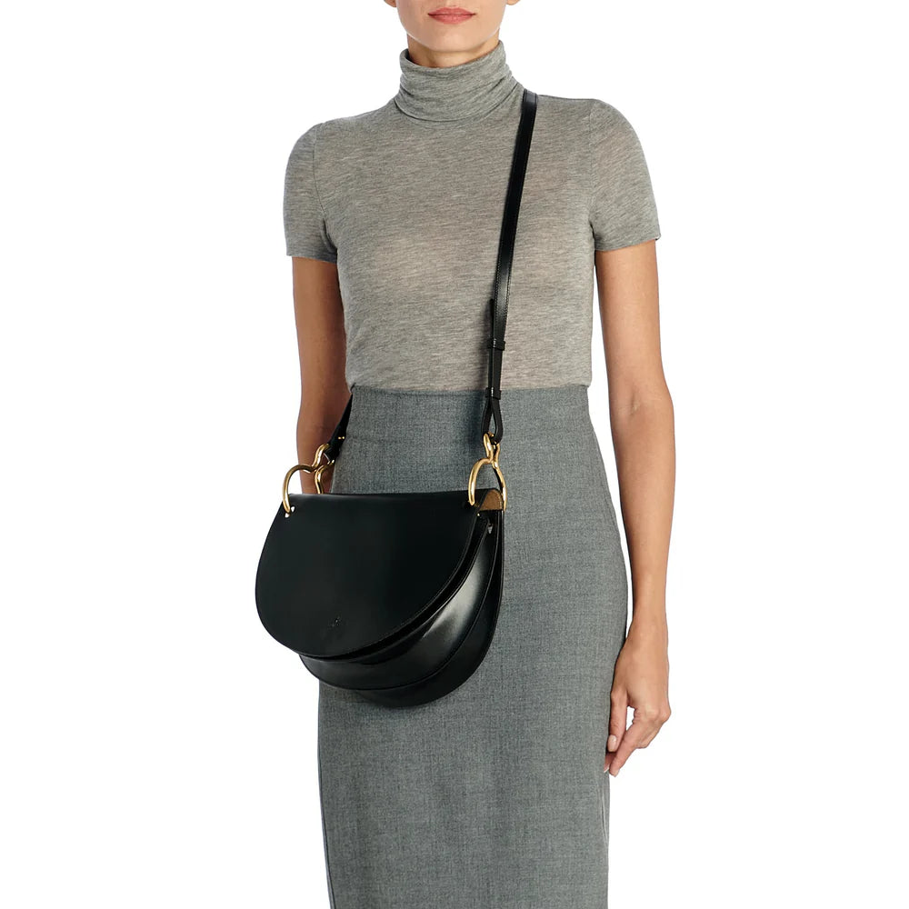 Consuelo Crossbody Bag in Black, from Il Bisonte