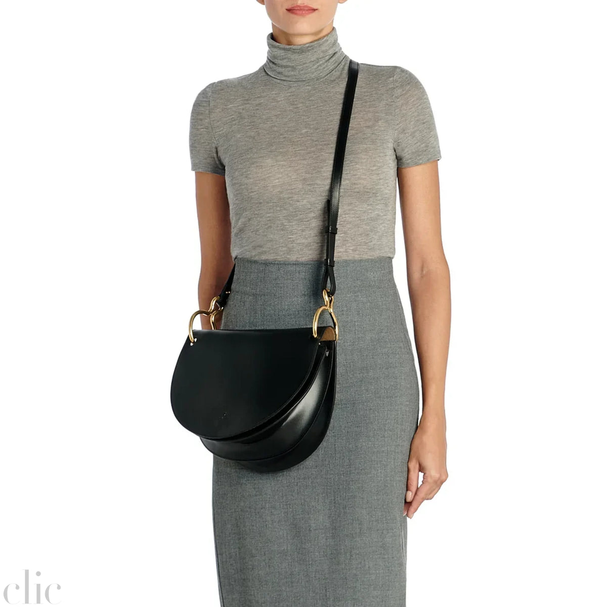 Consuelo Crossbody Bag in Black, from Il Bisonte