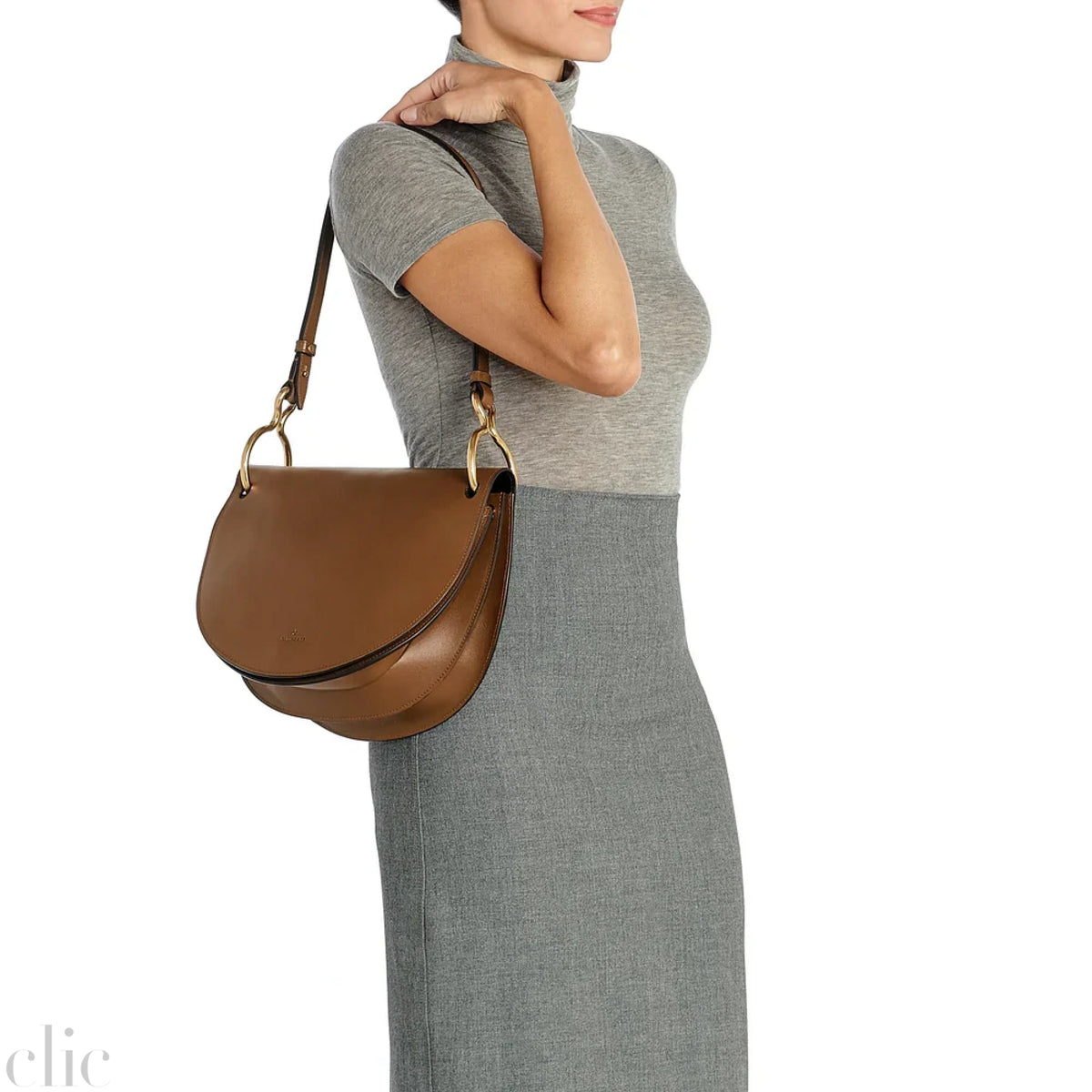 Consuelo Crossbody Bag in Chocolate, from Il Bisonte