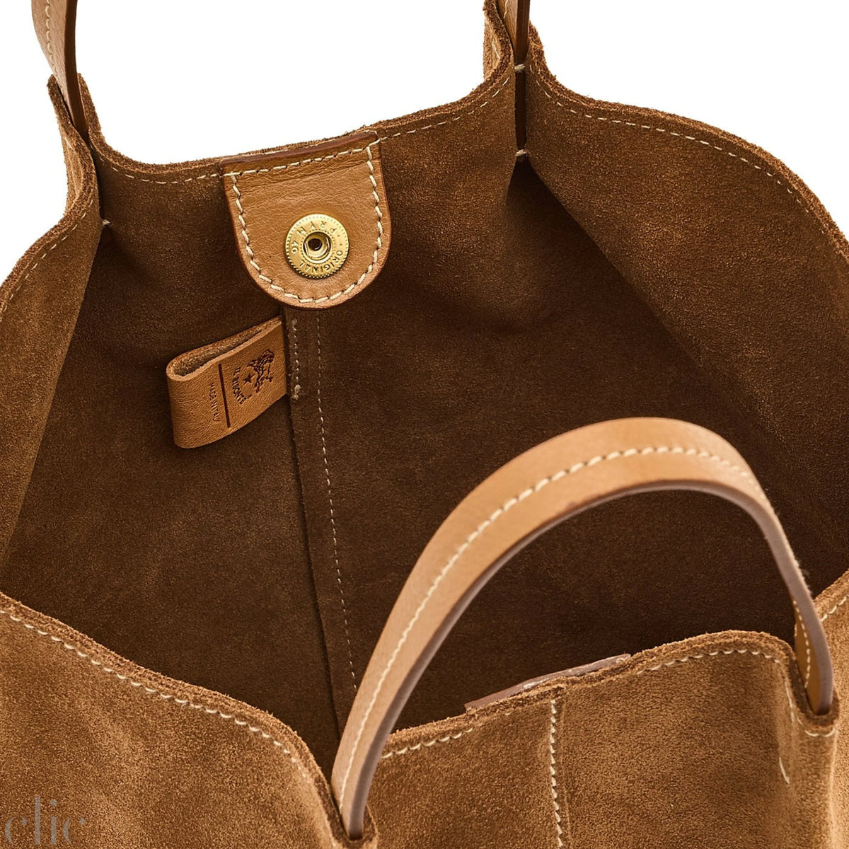 Nina Crossbody Bag in Gianduia, from IL Bisonte