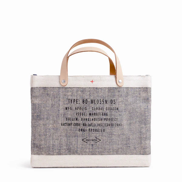 Tribeca Petite Market Bag in Chambray, from Apolis