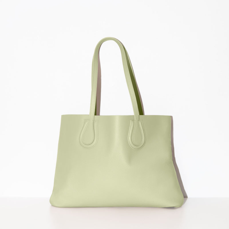 E/W shopper Bag in Sage, from Koff