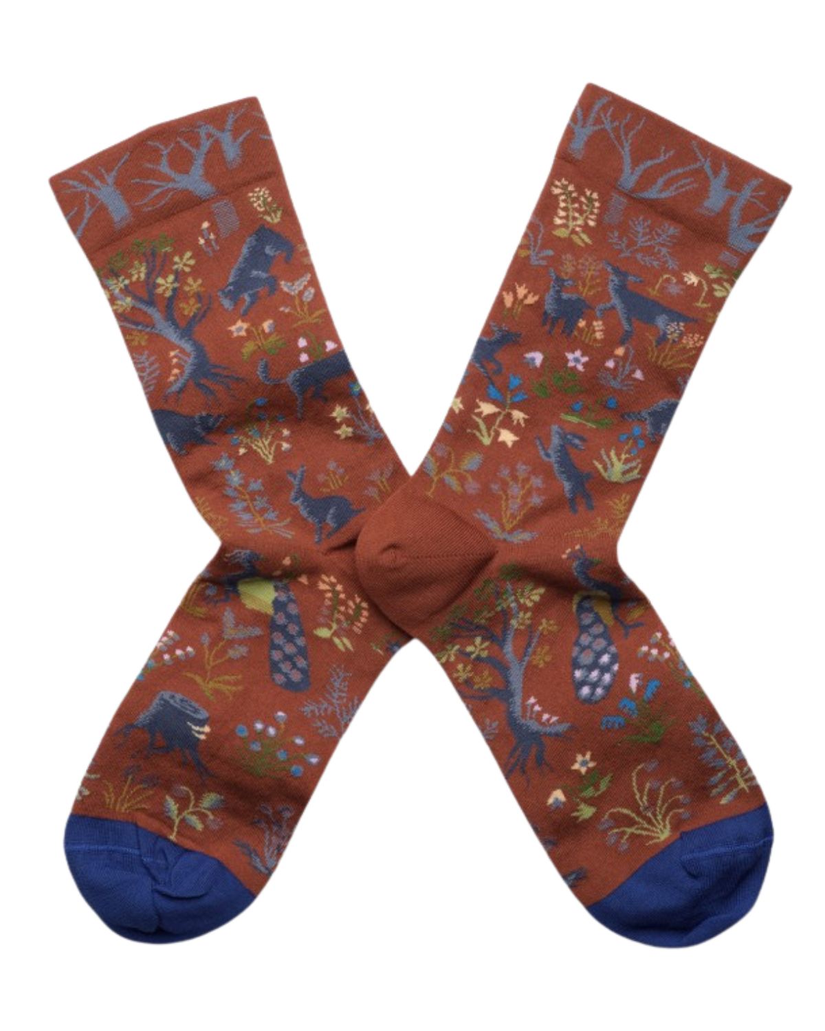Chaussette Sous-Bois Sépia Socks from Bonne Maison