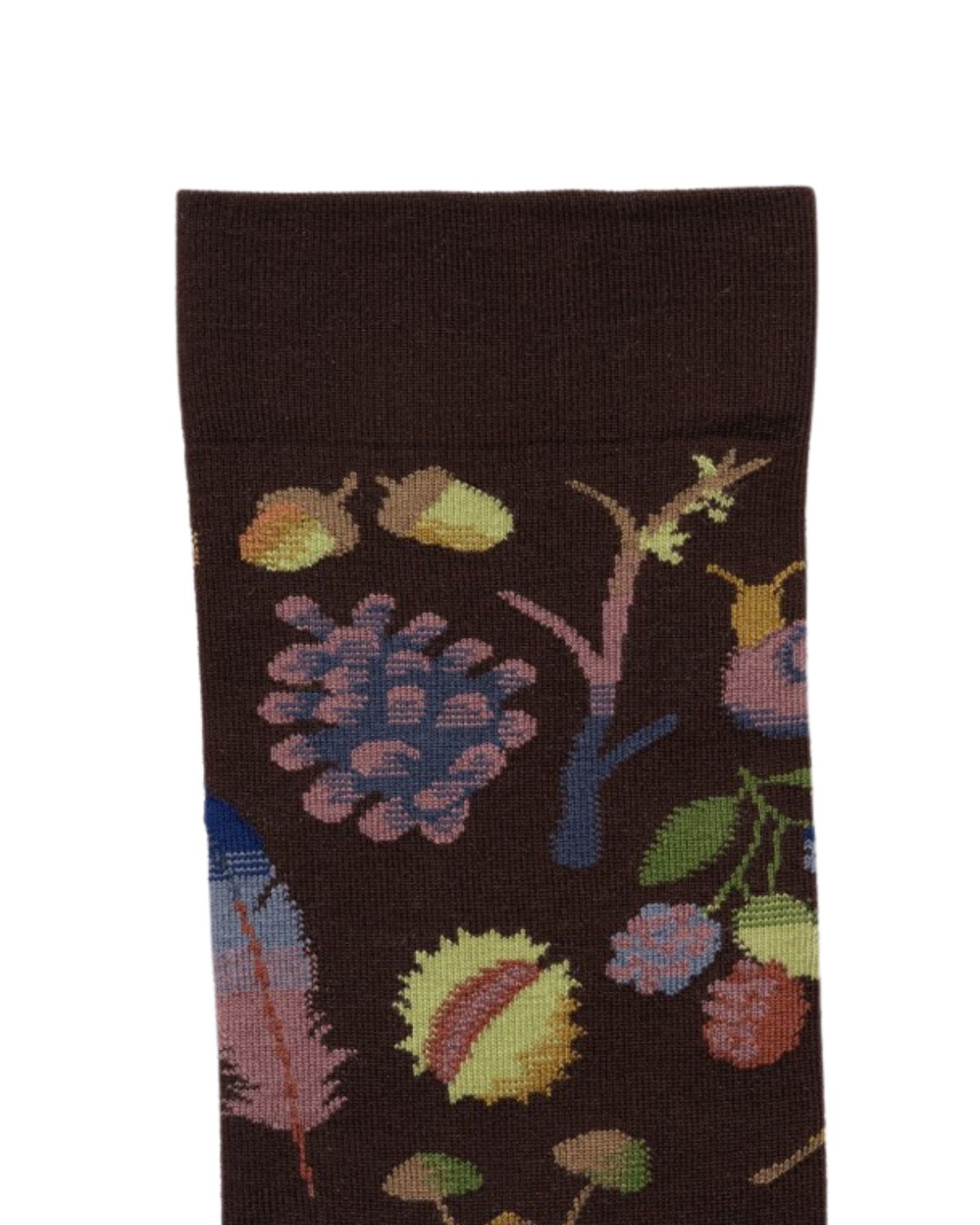 Chaussette Semis Socks in Marron foncé from Bonne Maison 