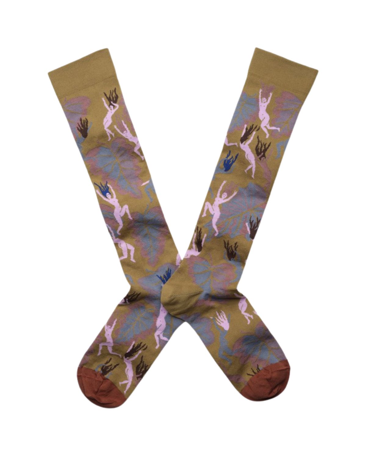 Mi-Bas Esprits Absinthe Socks from Bonne Maison 