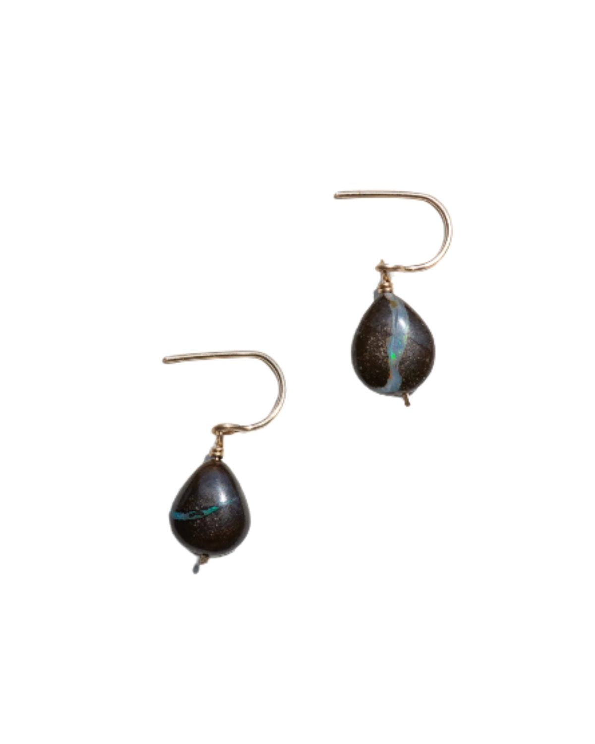 Boulder Opal Crescent Charm Earring, from Mary Macgill