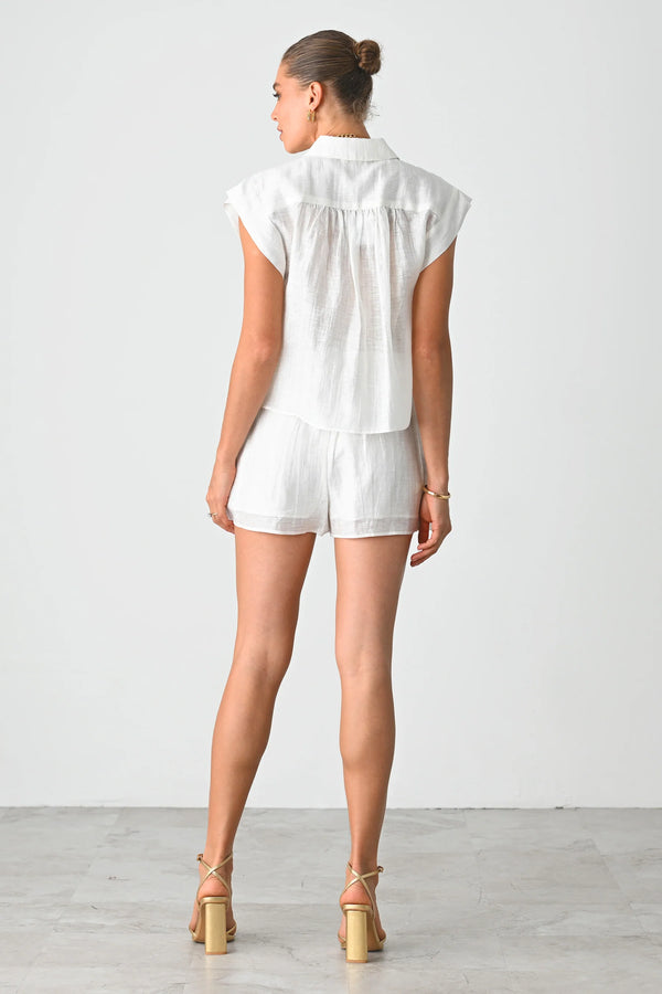 Rhea Top in Ivory, from Lavender Brown