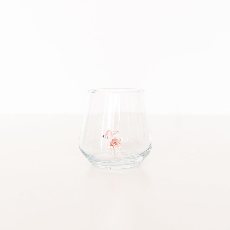 Bambi Drinking Glass in Pink, from Minizoo