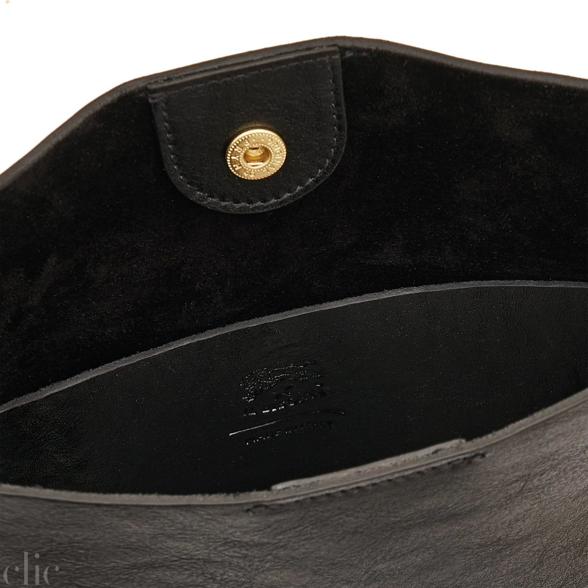 Snodo Shoulder Bag in Black, from IL Bisonte