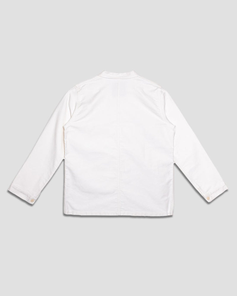 Moleskin Work Jacket in Off White, from Le Mont Saint Michel