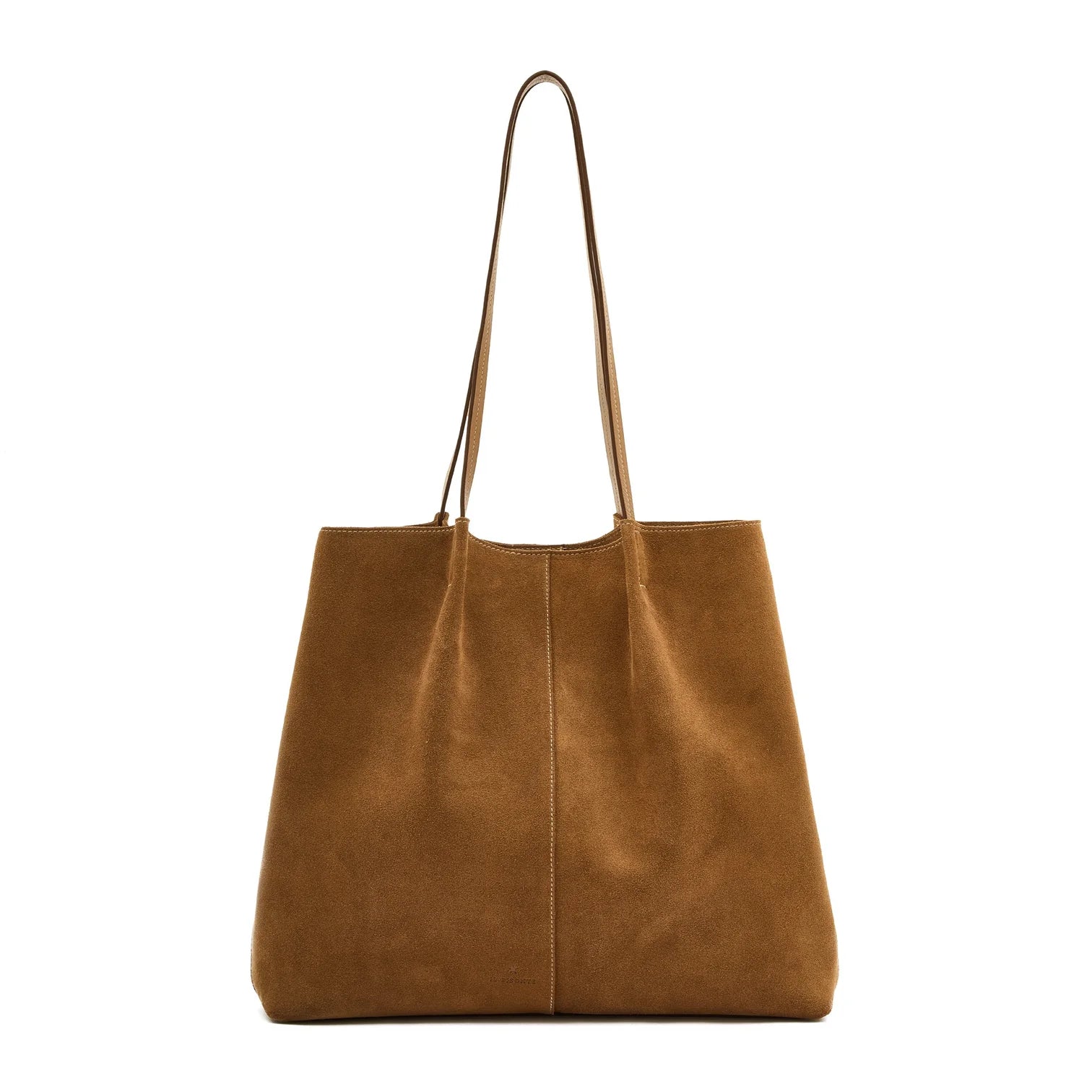 Nina Suede Tote Bag in Gianduia, from Il Bisonte
